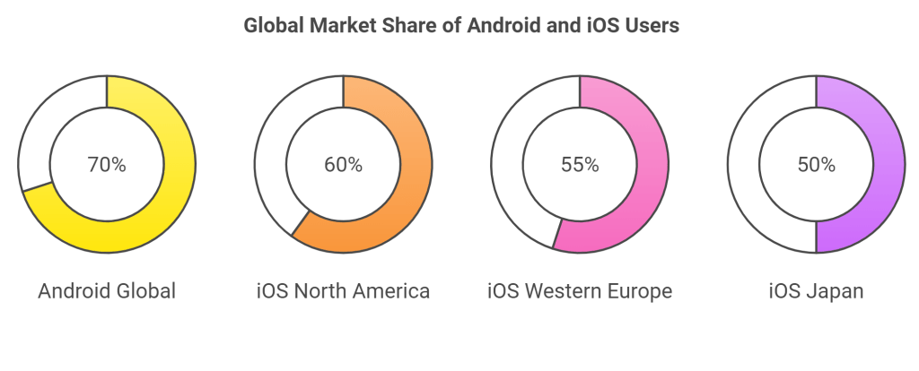 Android and iOS App Development: Your Key to Business Growth 6 Stats-Android-and-iOS-Application-Development-global-Market