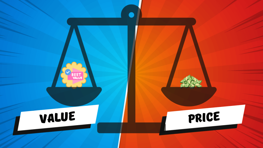 Cracking the Code: How Much to Charge for Website Design | Web Design Rates Explained 4 value and price are in balance for Beesoul website design services