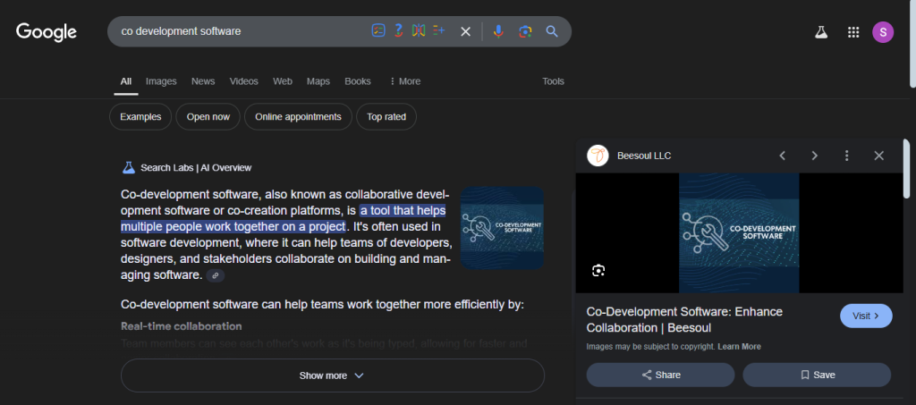 Tips to Rank in Google’s AI Overviews 7 AI Overview Displaying our images