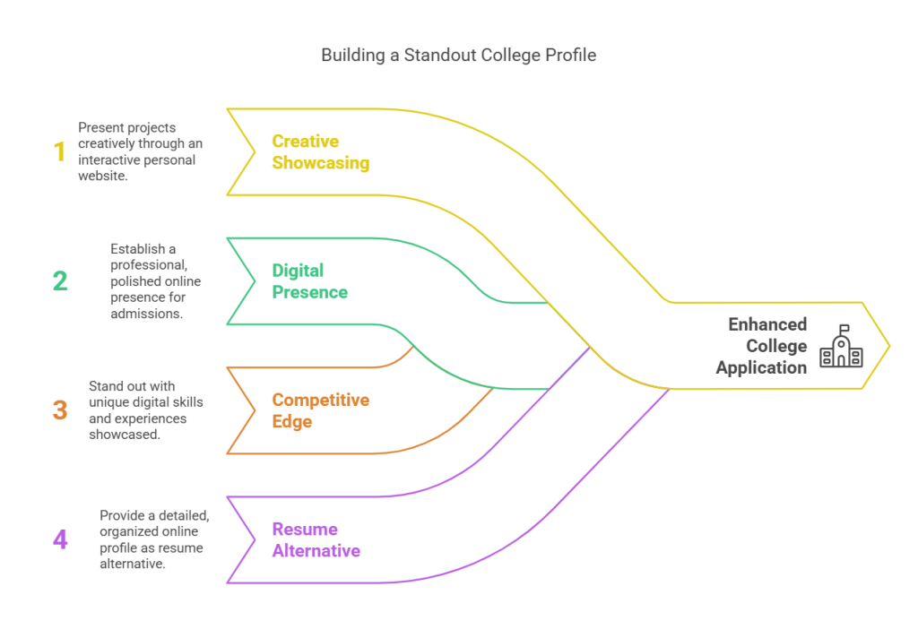How to Create a Personal Website for College Apps Reddit:2025 Guide 9 Benefits of creating a personal website for college applications, showcasing work creatively, enhancing digital presence, and giving a competitive edge.